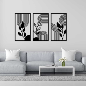 triptyque botanique minimaliste